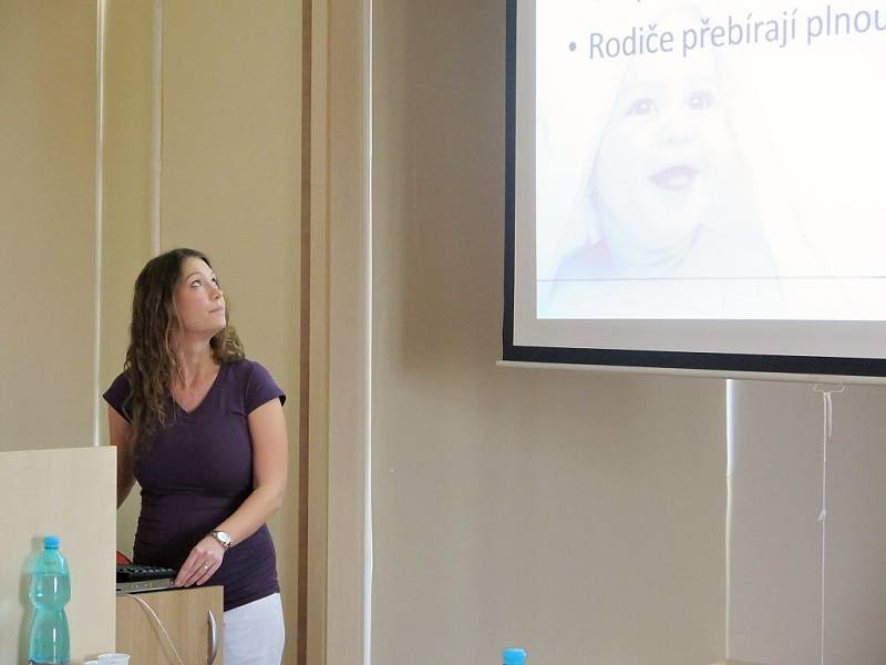 Workshop pro těhotné ženy v havířovské porodnici. 