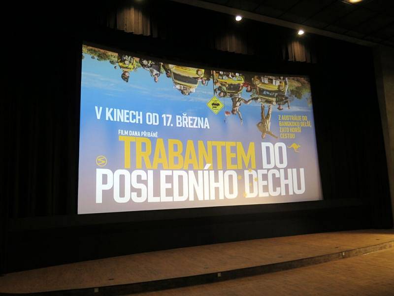 Předpremiéra cestopisného filmu Trabantem do posledního dechu, který natočila skupina několika dobrodruhů v čele s cestovatelem, filmařem a režisérem Danem Přibáněm, proběhla díky hlasování diváků v havířovském kině Centrum počátkem března.