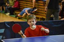 V karvinském KLUBstenu se věnují malým zájemcům o stolní tenis. Za čtvrtstoletí existence prošla oddílem více než tisícovka dětí. Foto: KLUBsten Karviná
