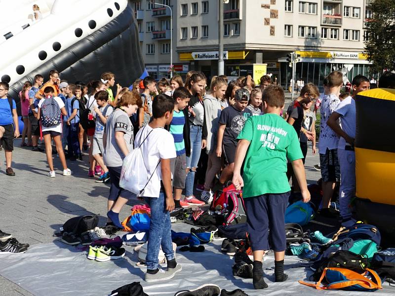 Závěr Evropského týdne mobility v Havířově patřil zábavnému dopoledni.