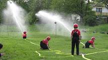 Soutěž mladých dobrovolných hasičů v Havířově. 