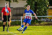 Zápas 5. kola I.A třídy, skupiny B, Baník Albrechtice - Lokomotiva Petrovice 2:1.