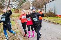 Na tratě 1. ročníku Štěpánského běhu Horní Suchou 26. prosince 2023 vyrazilo 140 běžců a běžkyň včetně dětí z Česka i z Polska.