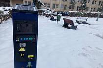 Novinka v placení za parkování v Havířově. Už to jde i bez hotovosti. Leden 2023.