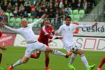 Eric Ramirez (vpravo) byl jedním ze dvou úspěšných domácích střelců nedělního duelu Karviné s Brnem.