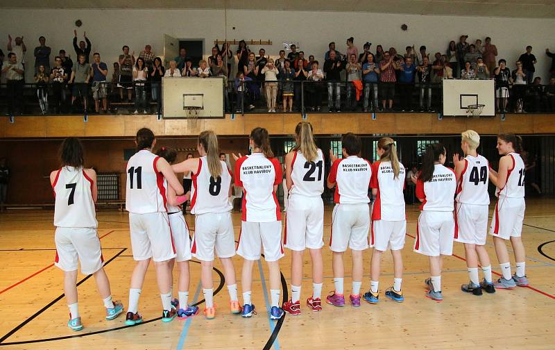 Radost mladých basketbalistek byla obrovská.