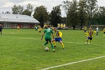Zápas 7. kola fotbalové I.A třídy, skupiny B, Stonava - Staré Město 4:0.