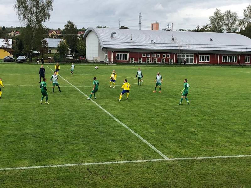 Zápas 7. kola fotbalové I.A třídy, skupiny B, Stonava - Staré Město 4:0.