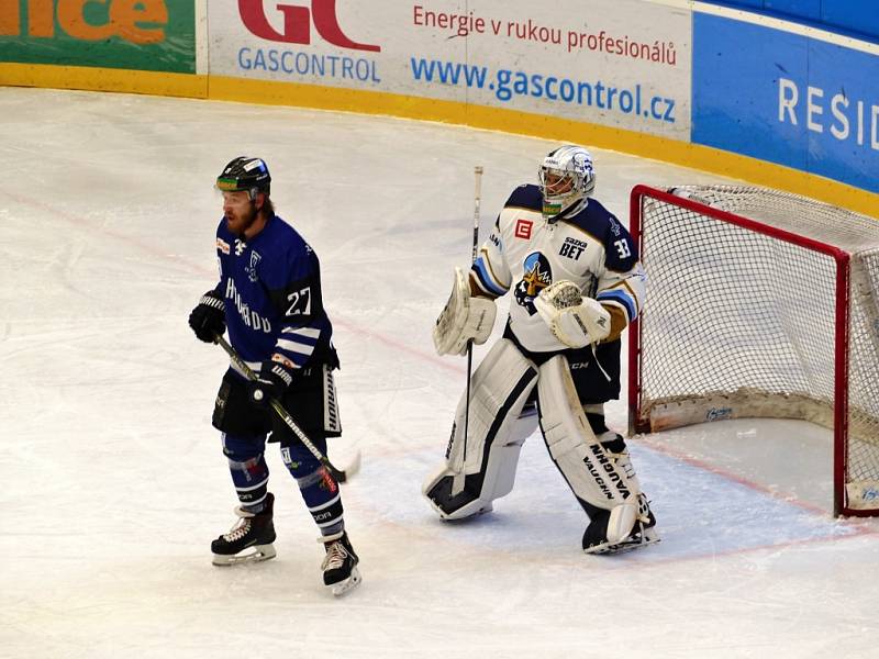 Havířov (v modrém) podlehl po velmi dobrém výkonu Kladnu.