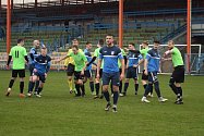 Zápas 16. kola fotbalové divize F MFK Havířov - Bospor Bohumín 0:1.