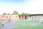 Vizualizace nového dopravního hřiště v Karviné. Vzniknout by mělo v areálu bývalé školy Víta Nejedlého v Ráji.