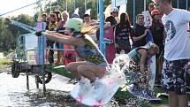 Wakeboardové tréninkové kempy na Těrlické přehradě.