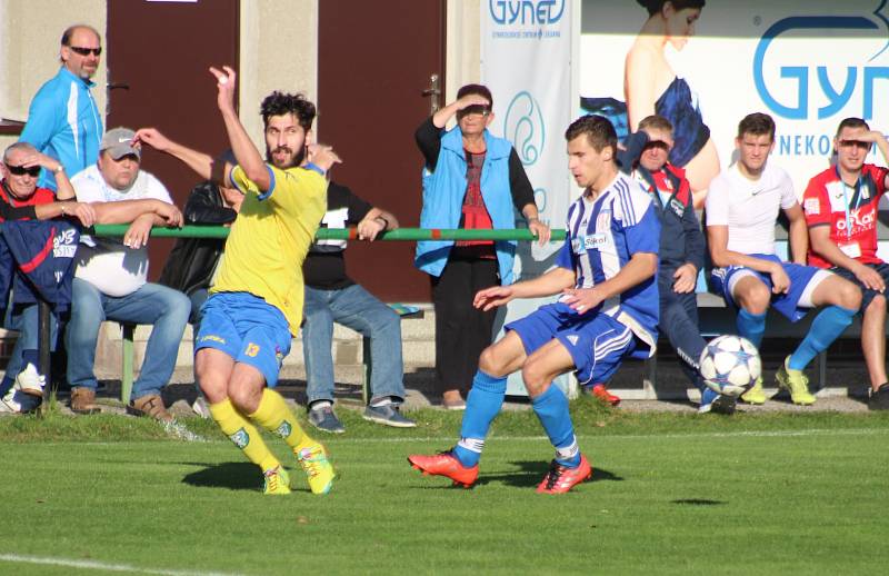 Derby Albrechtice - Stonava (ve žlutém) dopadlo smírně.