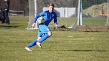 Zápas 15. kola fotbalové divize F Beskyd Frenštát pod Radhoštěm - MFK Havířov 0:1, který se hrál 27. března 2022.Foto: MFK Havířov/Viktorie Mrázová