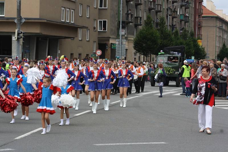 Květinové korzo slavnosti Havířov v květech 2015. 