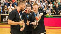 Finále play off házenkářské extraligy mužů - 5. zápas: Karviná - Talent tým Plzeňského kraje, 29. května 2022, Karviná.