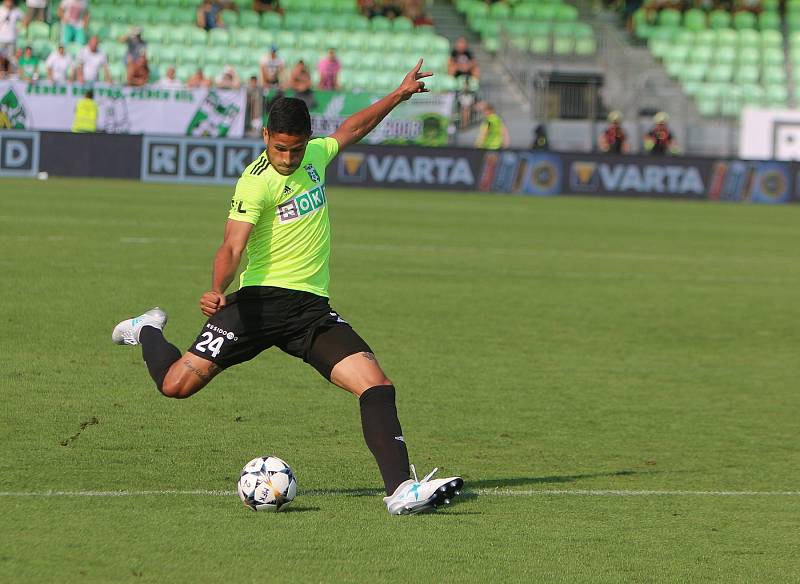 Karviná (v zeleném) - Mladá Boleslav 3:4.