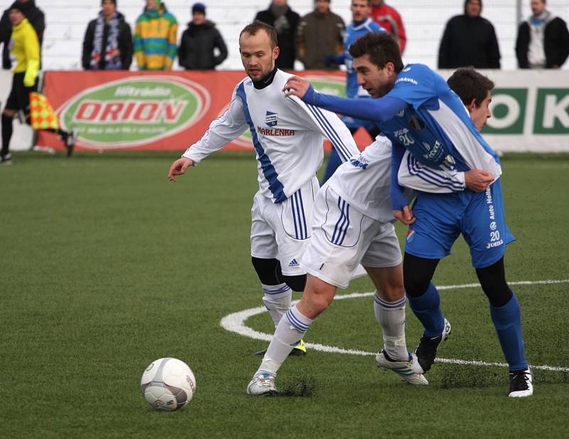 Z utkání Baník Ostrava - MFK Frýdek-Místek 2:1.