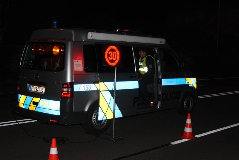 Dopravní akce Policie ČR v Havířově. 