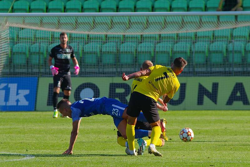Zápas 2. kola fotbalové FORTUNA:NÁRODNÍ LIGY MFK Karviná - Vlašim 3:2.