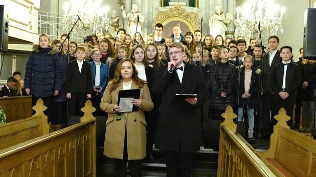 Vánoční koncert havířovského Gymnázia Komenského.