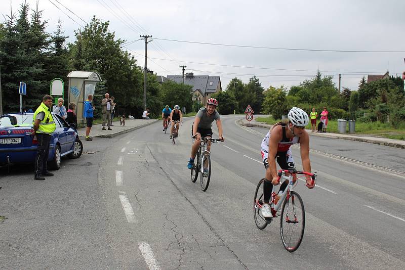 Albrechtický sprint triatlon 2017.