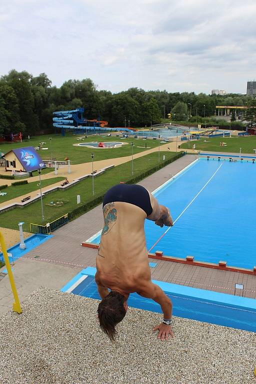 HighJump 2017 na havířovském letním koupališti. 