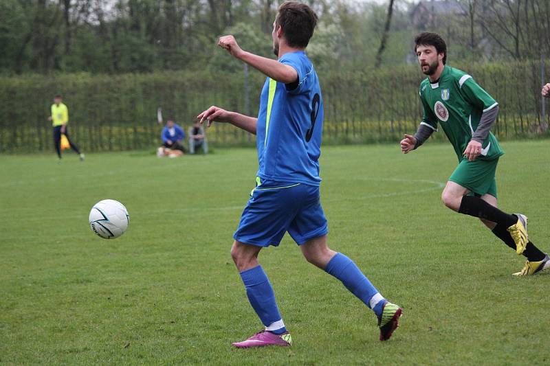 Horní Bludovice (v zeleném) přehrály na domácím hřišti Gascontrol Havířov 3:1.