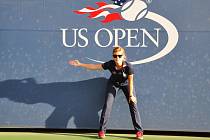 Lenka Podjuklová na US Open.