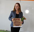 Spisovatelka Karin Lednická besedovala s dětmi ze Základní školy v Havířově-Životicích. Havířov, 2. března 2023.