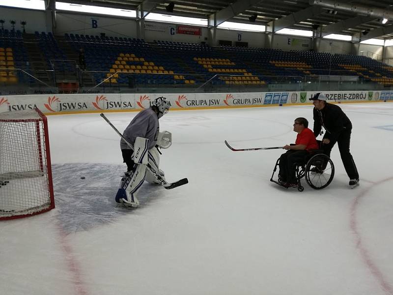 Hrej fair play s účastí hokejistů JKH GKS Jastrzebie, Hokejového klubu Žilina, AZ Havířov a boccistů. 