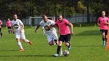 Zápas 21. kola fotbalové divize F Dětmarovice - Havířov 0:3 (7. května 2022). Foto: MFK Havířov/Viktorie Mrázová