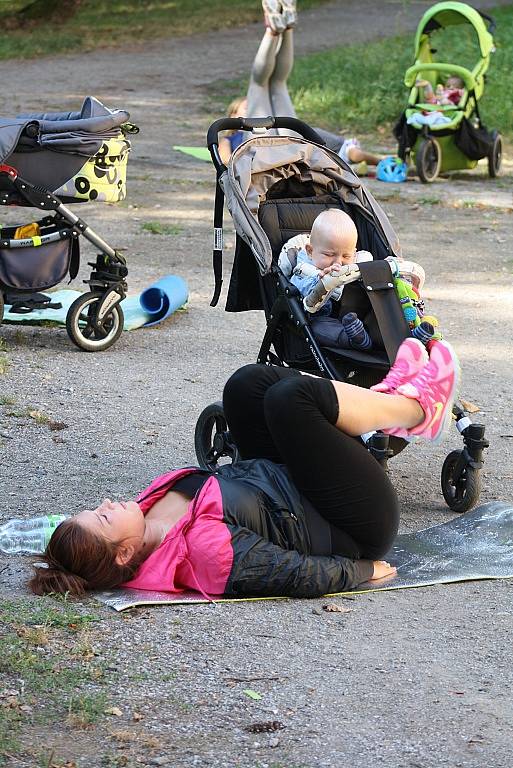 Každá maminka, která si vyzkouší strollering, si toto cvičení nemůže vynachválit. 