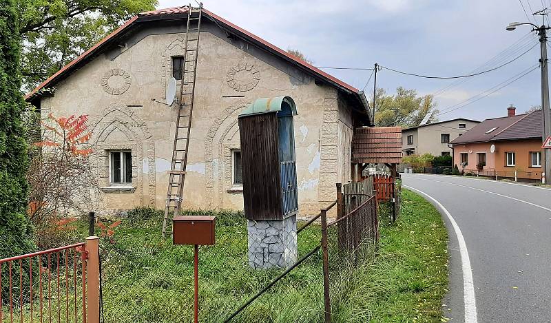 Bohumín-Skřečoň. Boží muka v části Nová Ves.