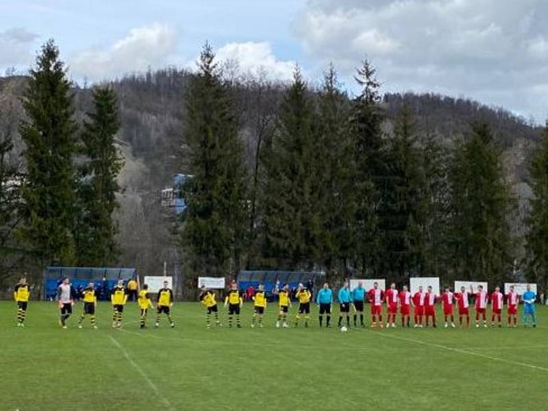 Zápas 17. kola fotbalového krajského přeboru Jakubčovice - Slavia Orlová 0:3.