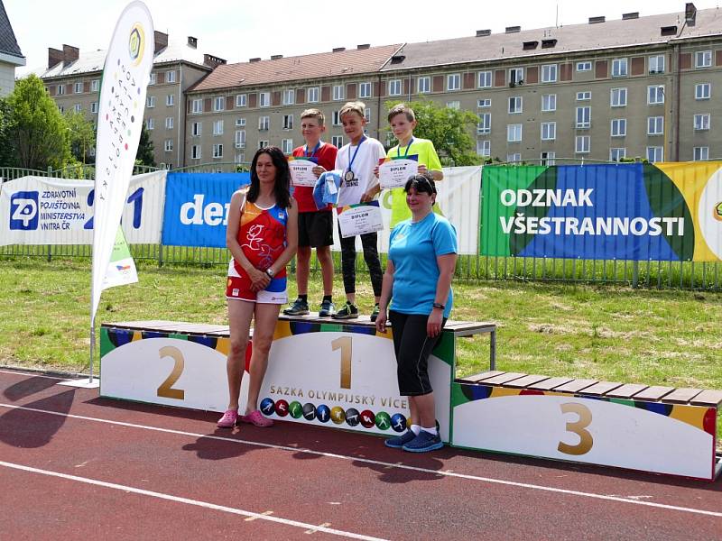 Krajské finále Sazka olympijského víceboje v Havířově.