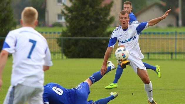 Daniel Hanusek byl jediným střelcem domácích Petrovic v duelu s Valašským Meziříčím.