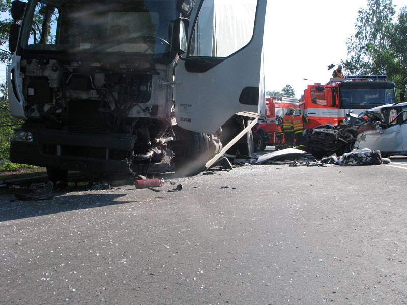 Tragická dopravní nehoda na Orlovské ulici v Havířově. 