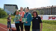 Okresní kolo v atletickém Odznaku všestrannosti olympijských vítězů v Havířově. 