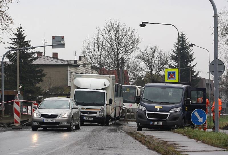 Omezení provozu v Karviné-Loukách. 