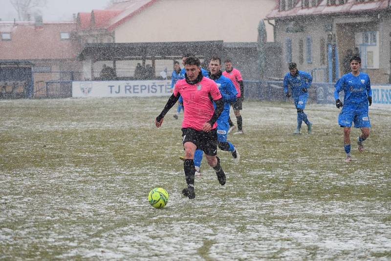 Fotbalisté Havířova v generálce na jarní část fotbalové divize F remizovali v Řepištích 2:2.