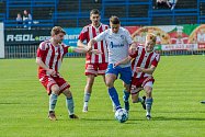 Zápas 20. kola fotbalové divize F MFK Havířov - Slavoj Olympia Bruntál 2:1.