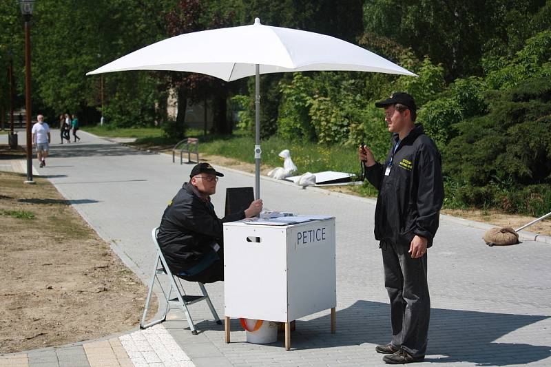 Petiční akci proti potratům ukončila městská policie