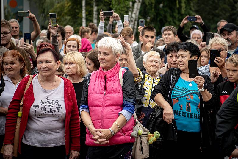 Andrej Babiš na návštěvě Moravskoslezského kraje, 24. srpna 2022, Orlová.