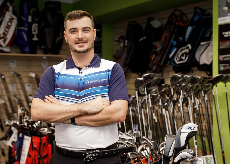Ropice. Tomáš Milata, podnikatel, spolumajitel značky Golf pro vechny.