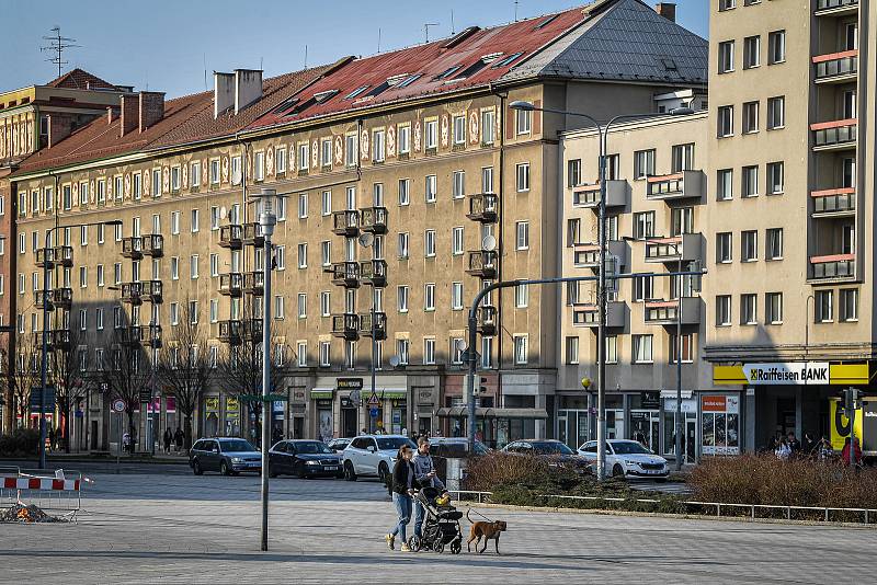 Náměstí v Havířově.