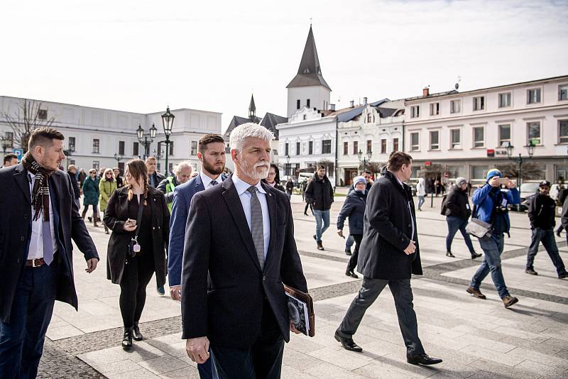 Pokračování dvoudenní návštěvy prezidenta Petra Pavla v Moravskoslezském kraji, 29. března 2023, Karviná.