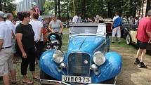 Setkání řidičů starých aut a motocyklů v Bohumíně, které pořádal Veteran car club Ostrava v sobotu 3. srpna 2019.