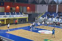 Úvodní zápas 2. kola EHF Cupu házenkářů Rahoveci (Kosovo) - Baník Karviná 29:33.