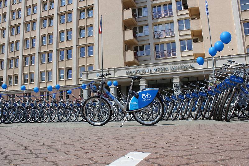 Bikesharing v Havířově.